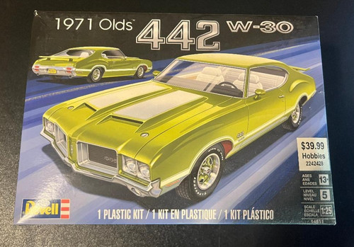 Revel l1971 olds 442 25 - revel, 1:25